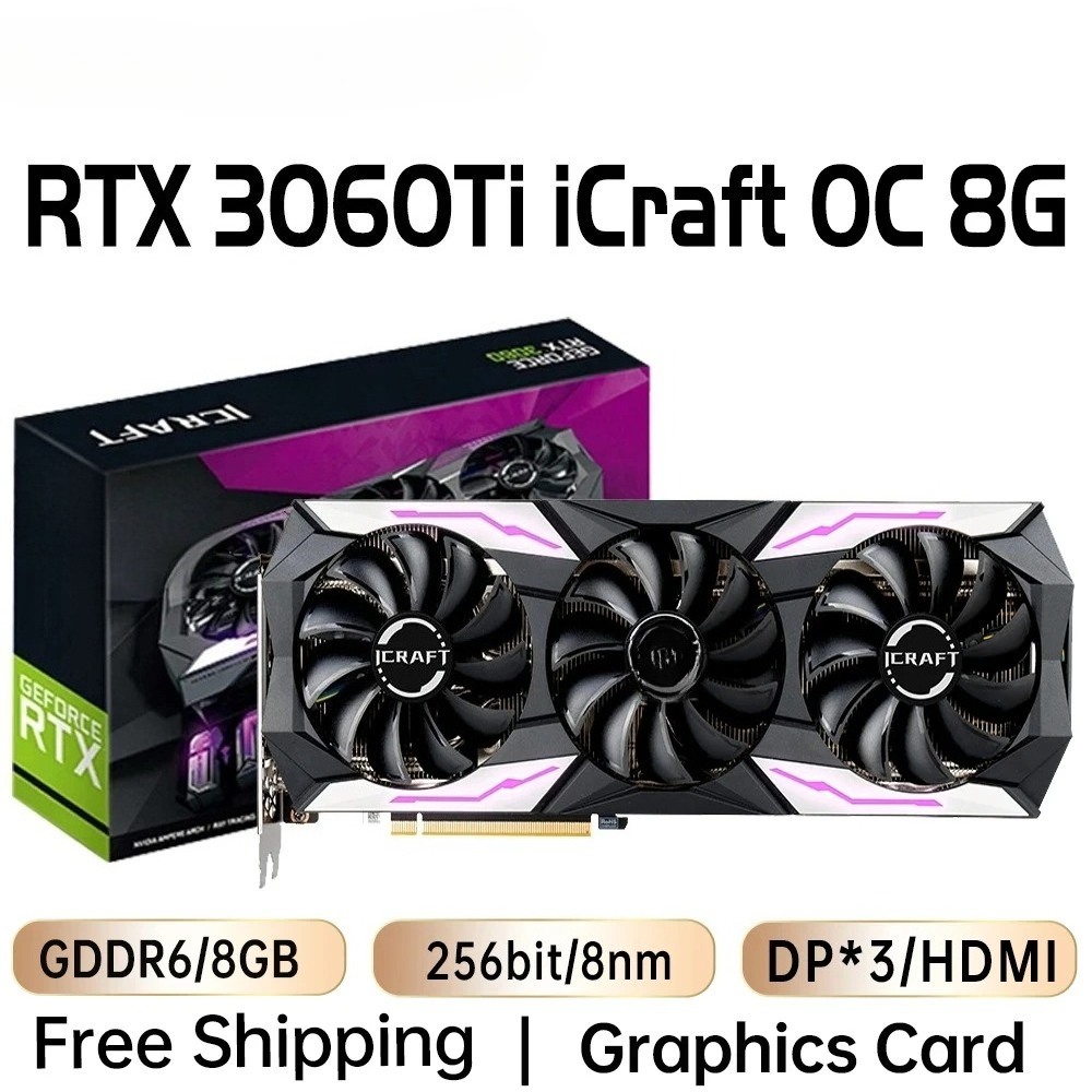 Nvidia Vga Rtx 4060 - Tarjeta de vídeo para juegos Componentes