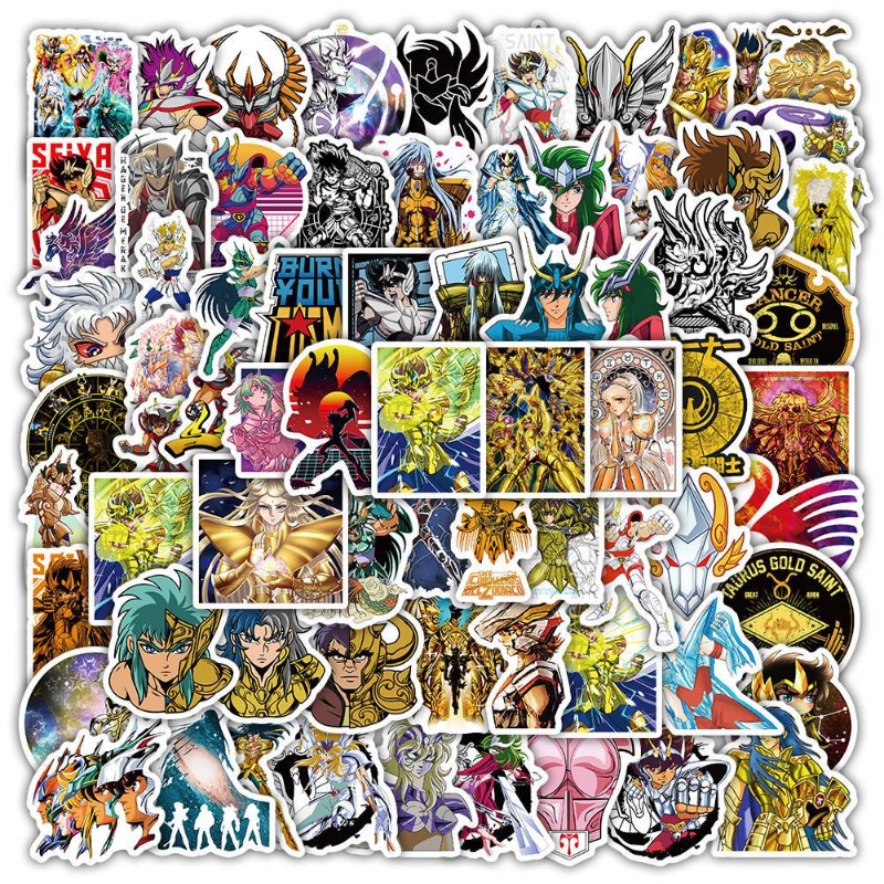 Laptop Accessories And Parts - 101 Pegatinas de Anime Saint Seiya,