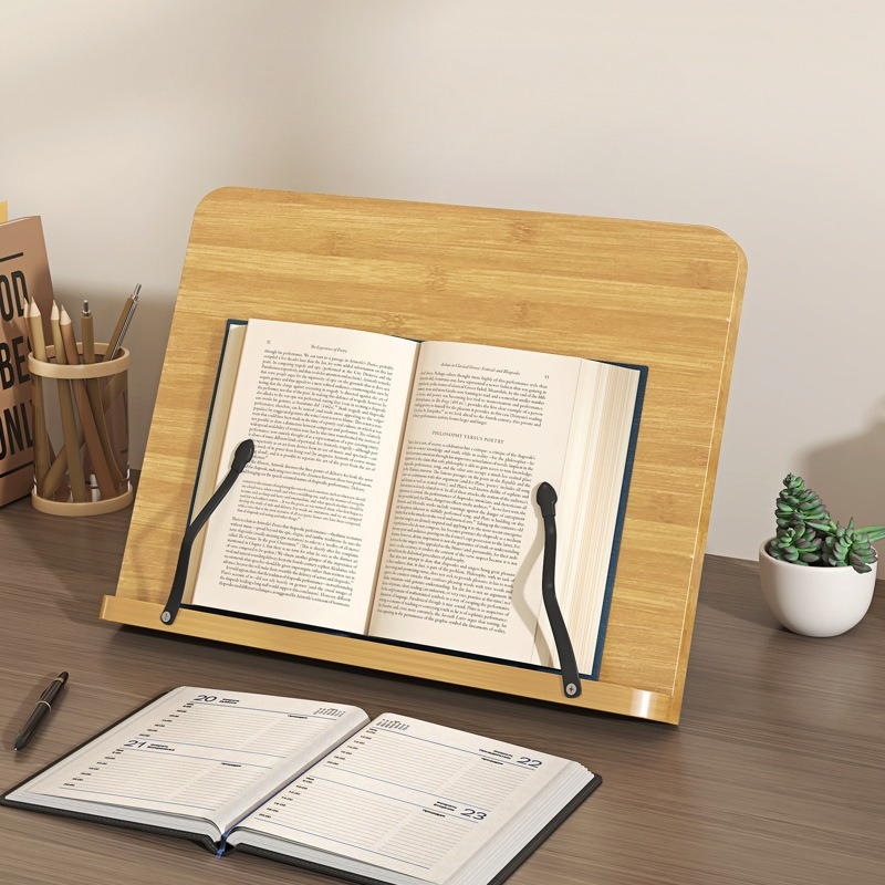 Laptop Ergonomic Accessories - Soporte de Lectura de Madera, Soporte