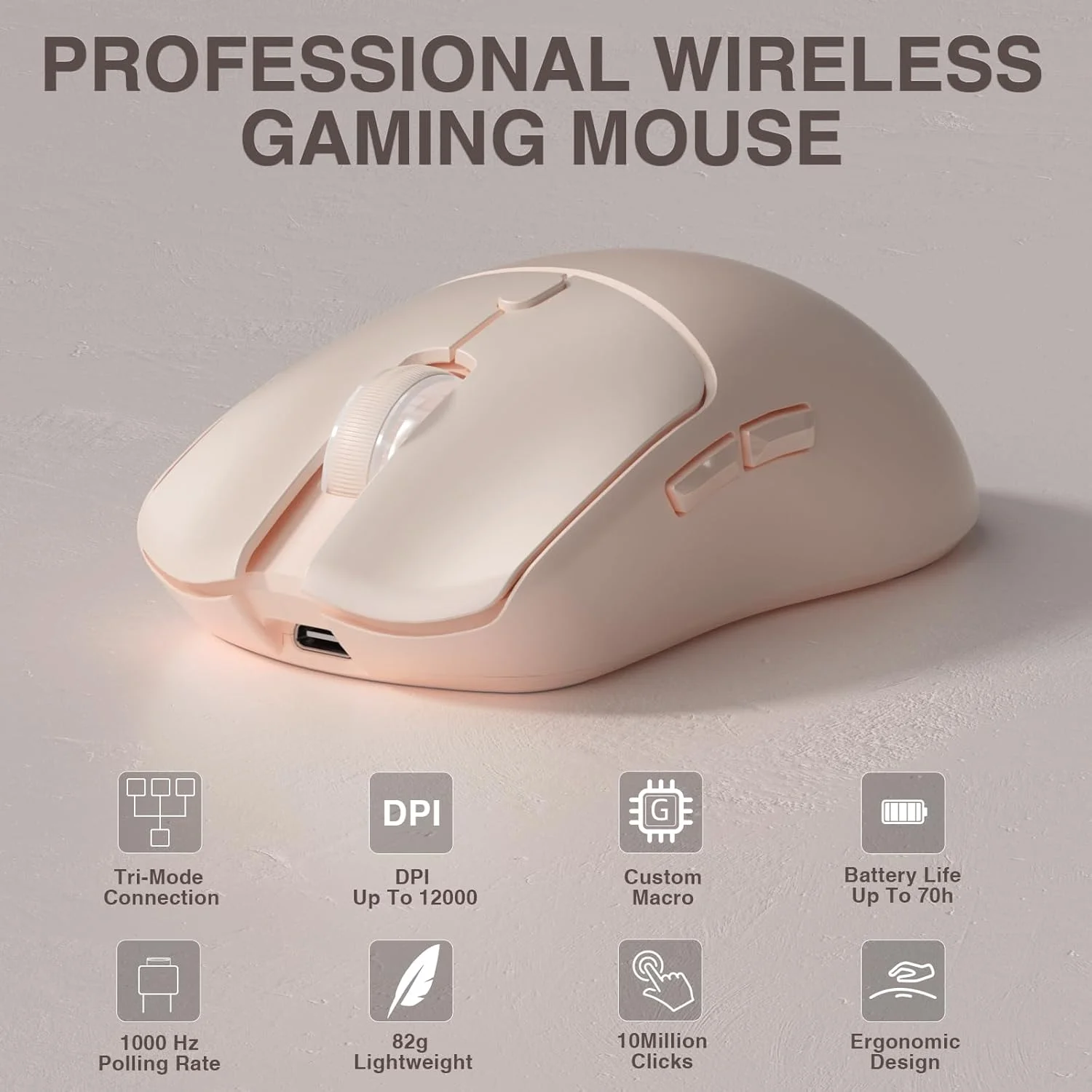 Laptop Ergonomic Accessories - Ratón Inalámbrico para Juegos AULA SC580X