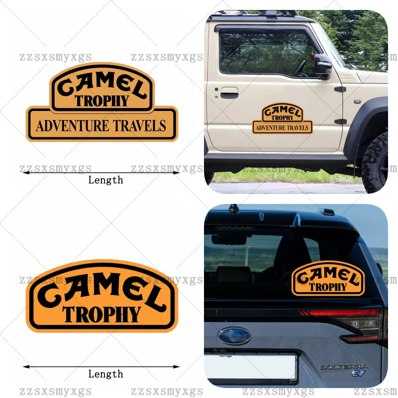 Laptop Accessories Brand - Pegatinas para coche, insignia Camel Trophy,