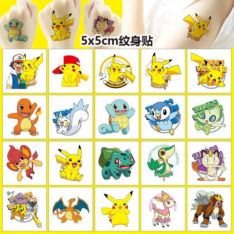 Laptop Accessories And Parts - 5*5 cm 20 piezas Pokemon Pikachu