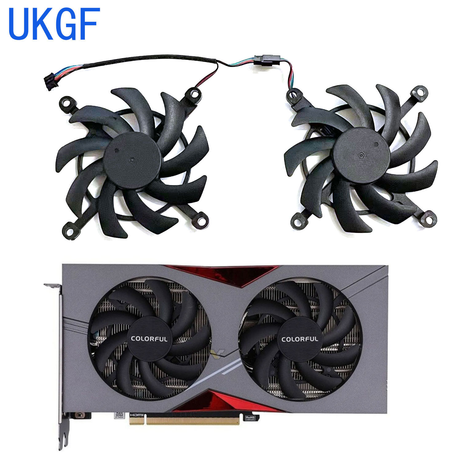 Nvidia Vga Rtx 4060 - Ventilador de Repuesto para Tarjeta Gráfica