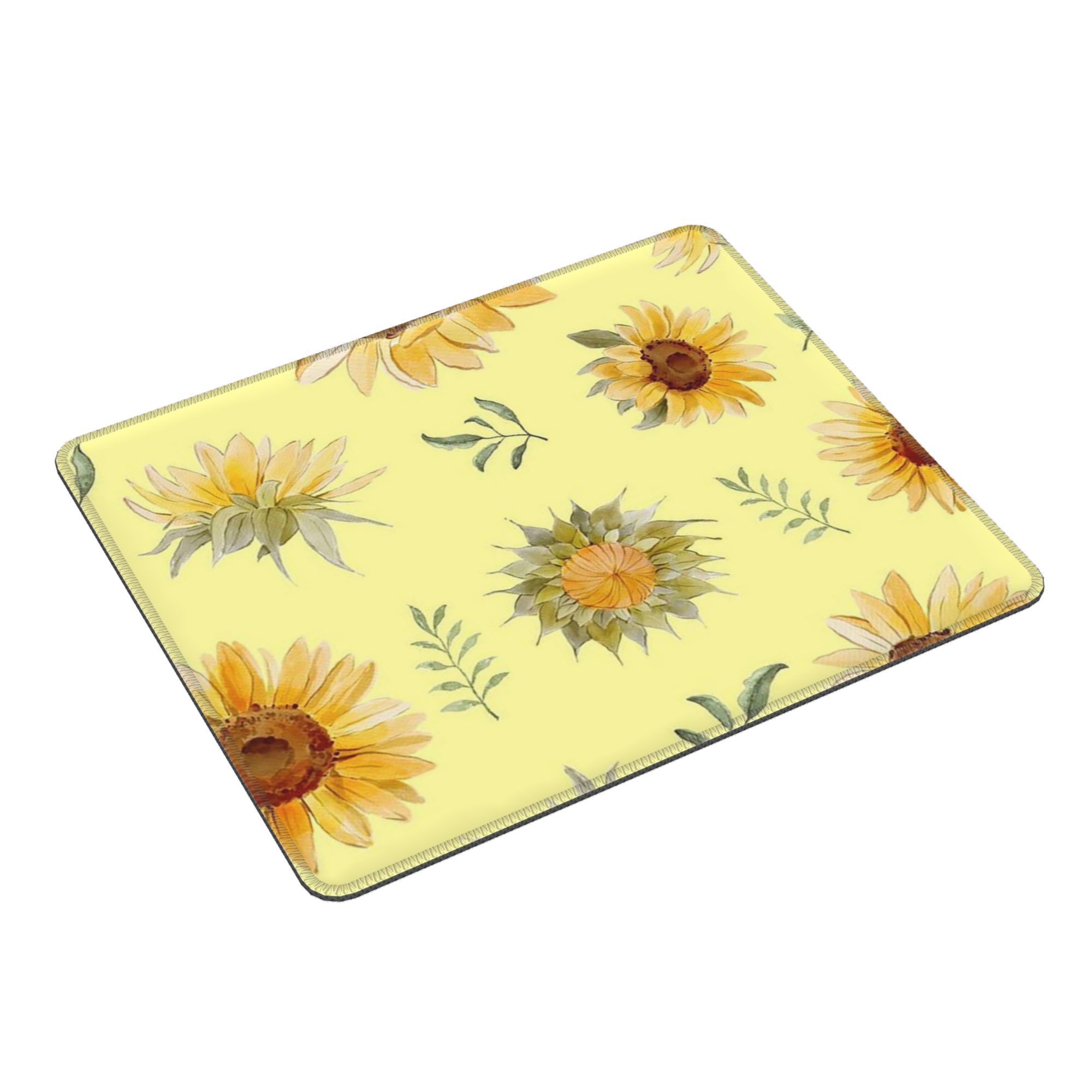 Yellow Laptop Accessories - Alfombrilla de ratón con diseño floral