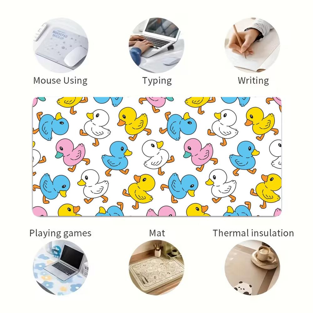 Yellow Laptop Accessories - Tapete de mesa con diseño de