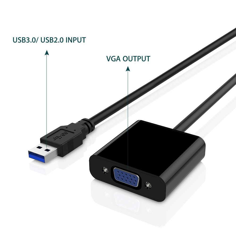 Adaptador USB 3,0 a VGA, conve - Laptop Ergonomic Accessories reseña y precio