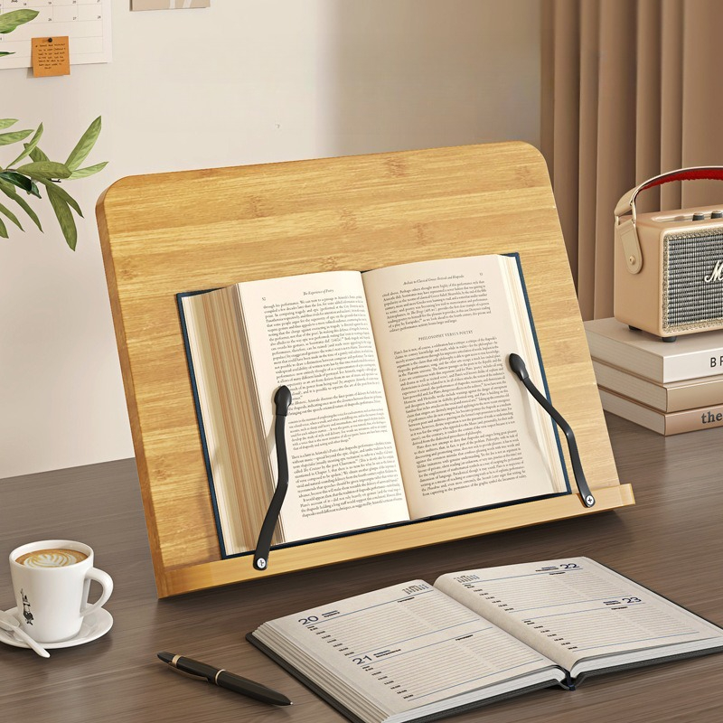 Soporte de Lectura de Madera,  - Laptop Ergonomic Accessories reseña y precio