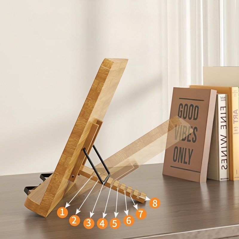 Soporte de Lectura de Madera,  - Laptop Ergonomic Accessories reseña y precio