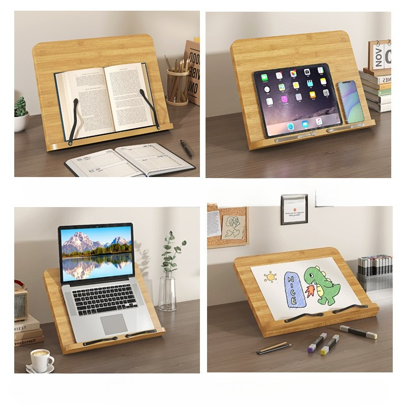 Soporte de Lectura de Madera,  - Laptop Ergonomic Accessories reseña y precio
