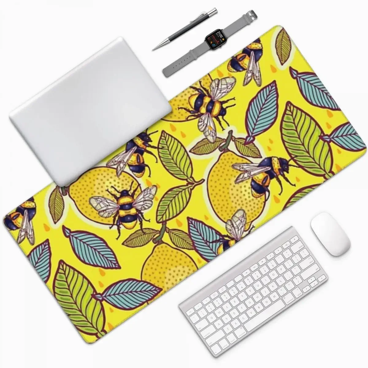 Alfombrilla grande para ratón  - Yellow Laptop Accessories reseña y precio