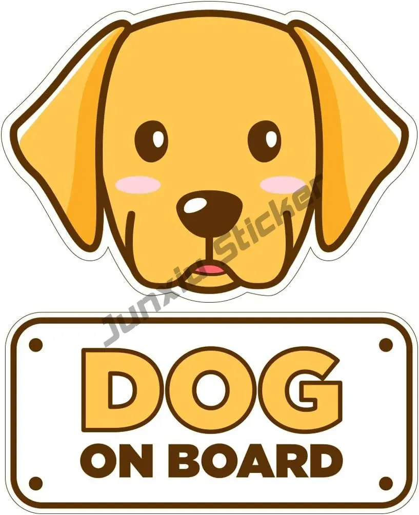 Perro a bordo pegatina de coch - Laptop Accessories Online reseña y precio