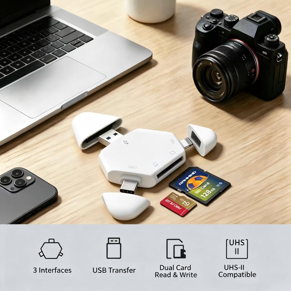 Lector de tarjetas de memoria  - Laptop Ergonomic Accessories reseña y precio