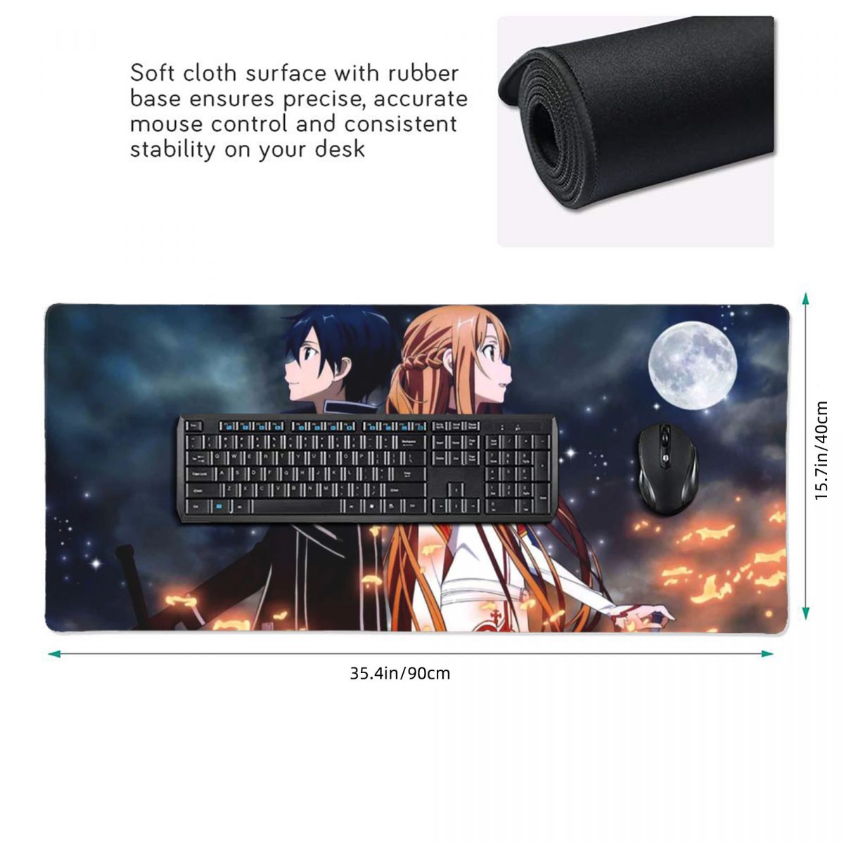 Alfombrilla grande para ratón  - Laptop Accessories Online reseña y precio
