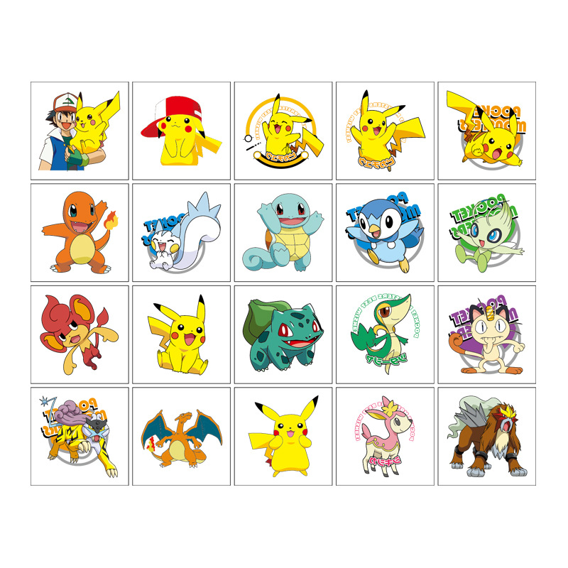 5*5 cm 20 piezas Pokemon Pikac - Laptop Accessories And Parts reseña y precio