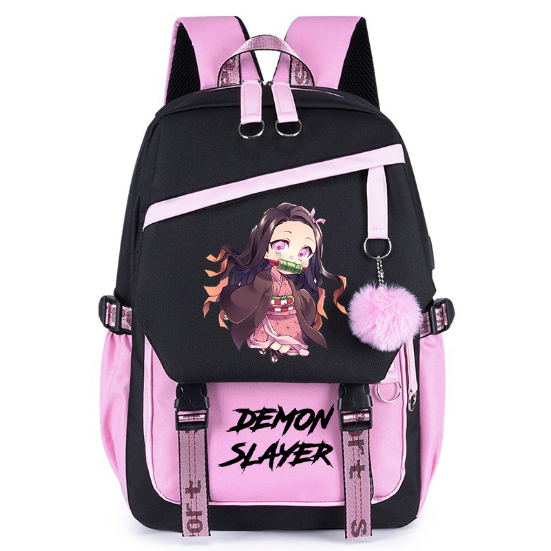 Mochila Escolar Demon Slayer c - Laptop Accessories Organizer Bag reseña y precio