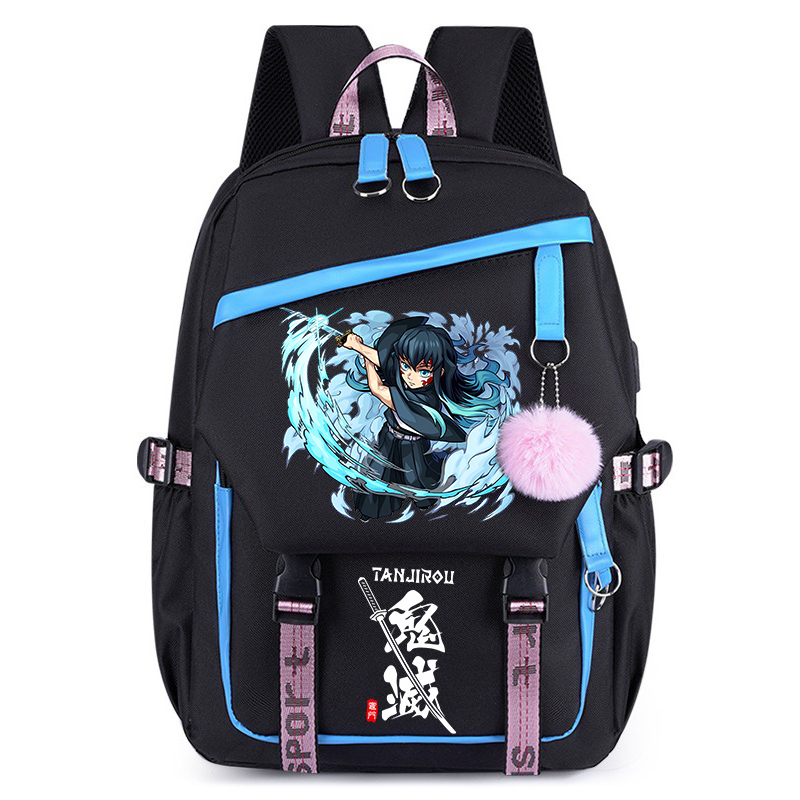 Mochila Escolar Demon Slayer c - Laptop Accessories Organizer Bag reseña y precio
