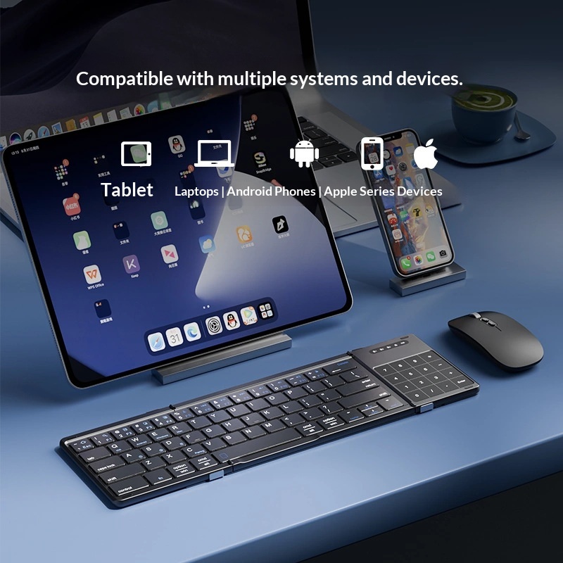 Teclado inalámbrico Bluetooth  - Laptop Ergonomic Accessories reseña y precio