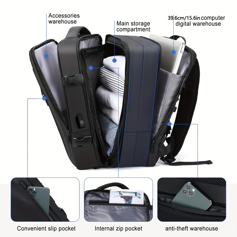 Mochila mochila mochila de via - Laptop Accessories Organizer Bag reseña y precio