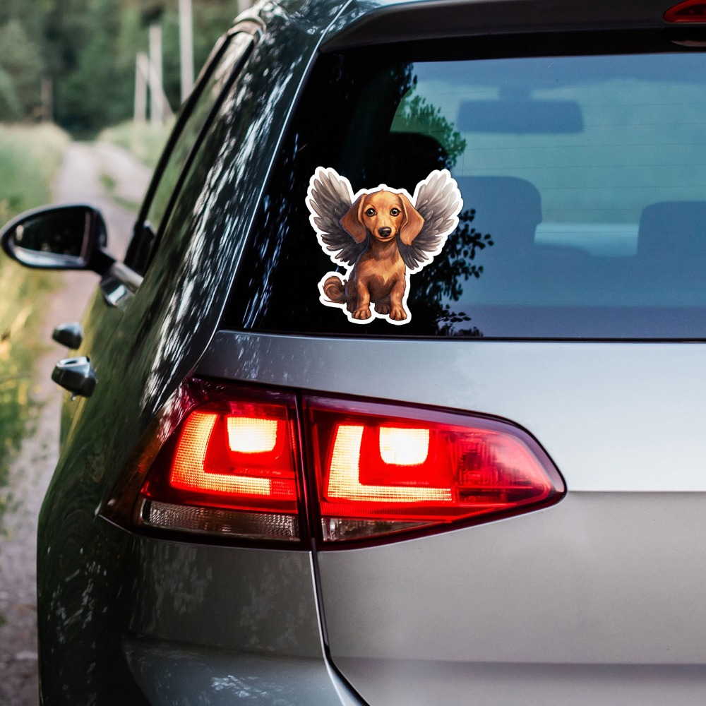 Vinilo Dachshund Angel, Nuevo  - Laptop Accessories To Have reseña y precio
